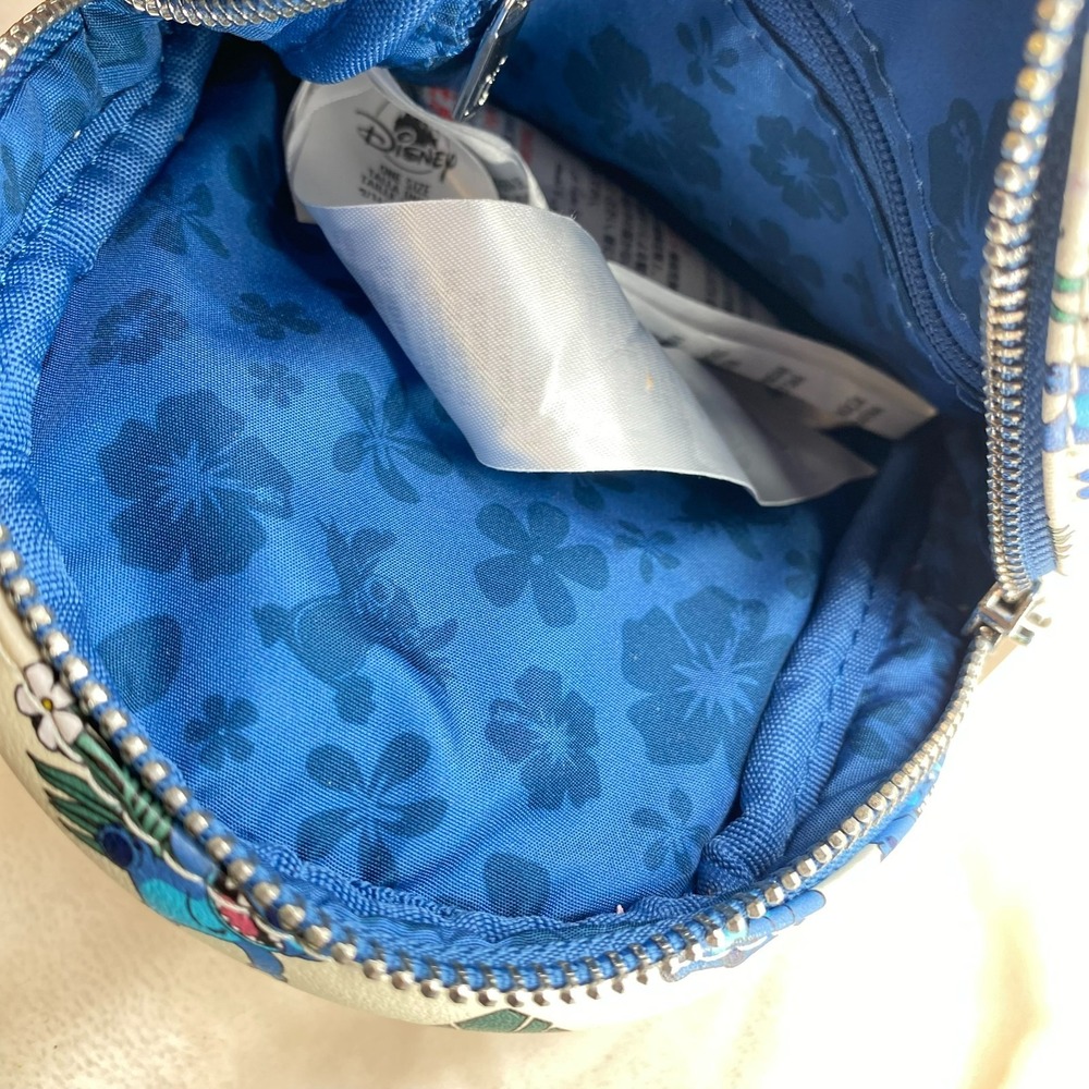 Loungefly Disney Parks Stitch Tropical Floral Wristlet Mini Backpack New - Picture 7 of 8